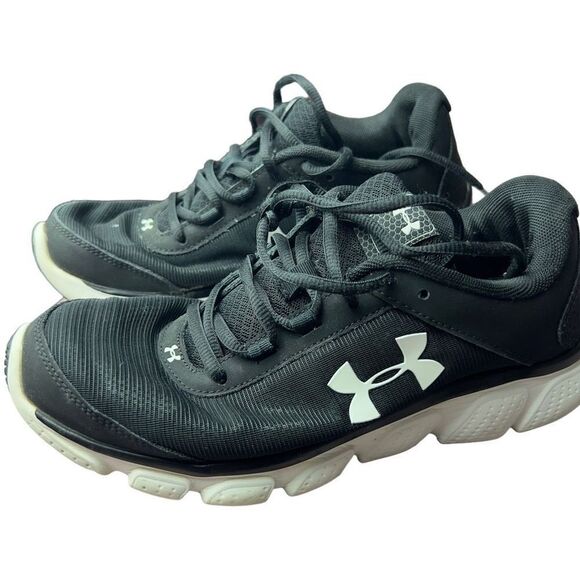 Under Armour Micro G Assert Womens Sz8 Black Mesh running shoes - Picture 3 of 8